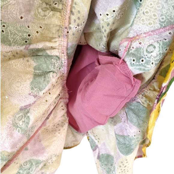 FARM Rio Fresh Lemons Ruffle Yellow Sleeveless Midi Dress - Picture 11 of 14